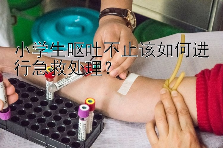 小学生呕吐不止该如何进行急救处理？